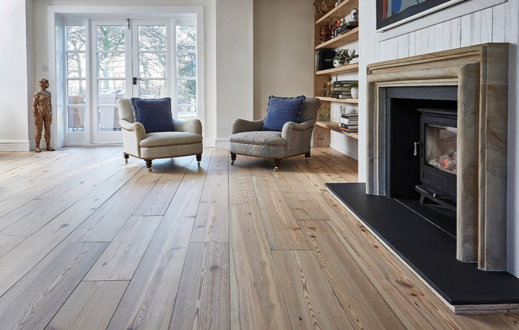 Pine Floor Restoration 6 pine plank rare finds lifestyle3