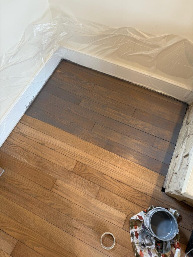 Staining a Newly Sanded Wood Floor 4 Sanded Wood Floor Sheffield
